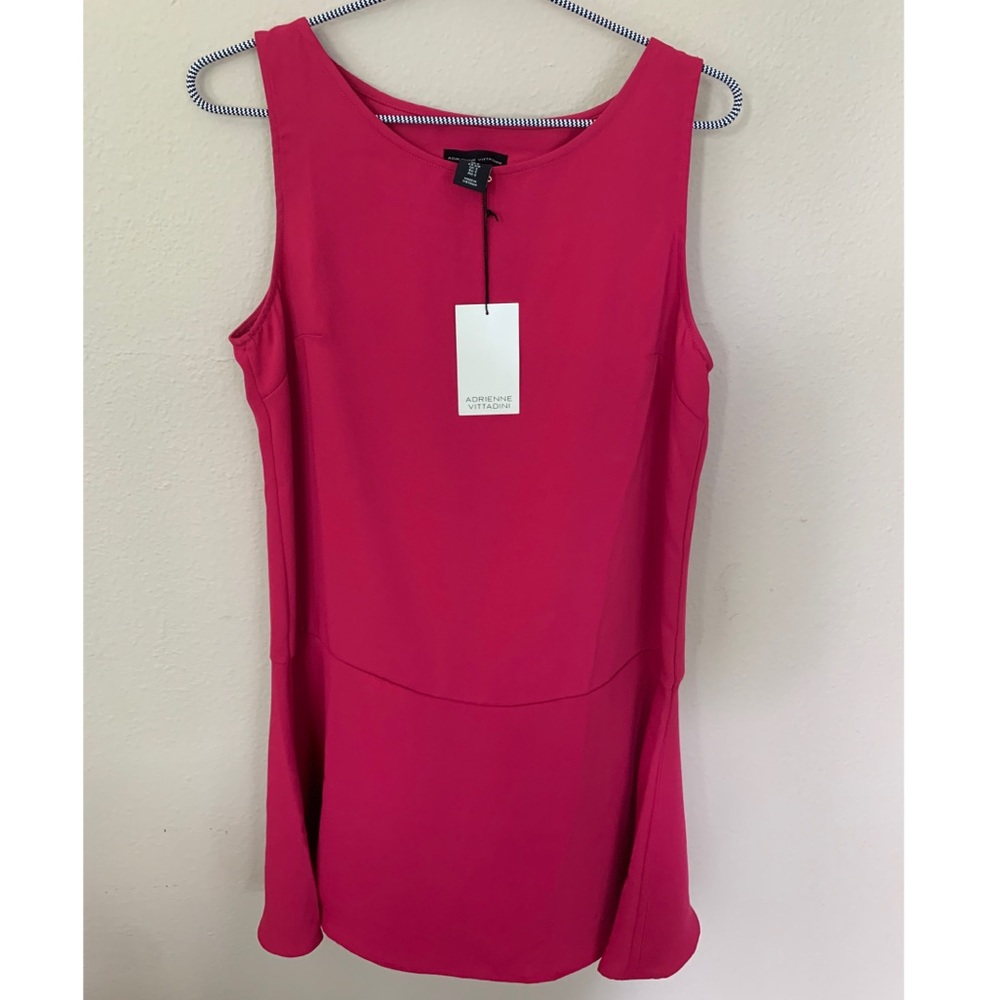 NWT. Adrienne Vittadini Pink Dress. Small.
